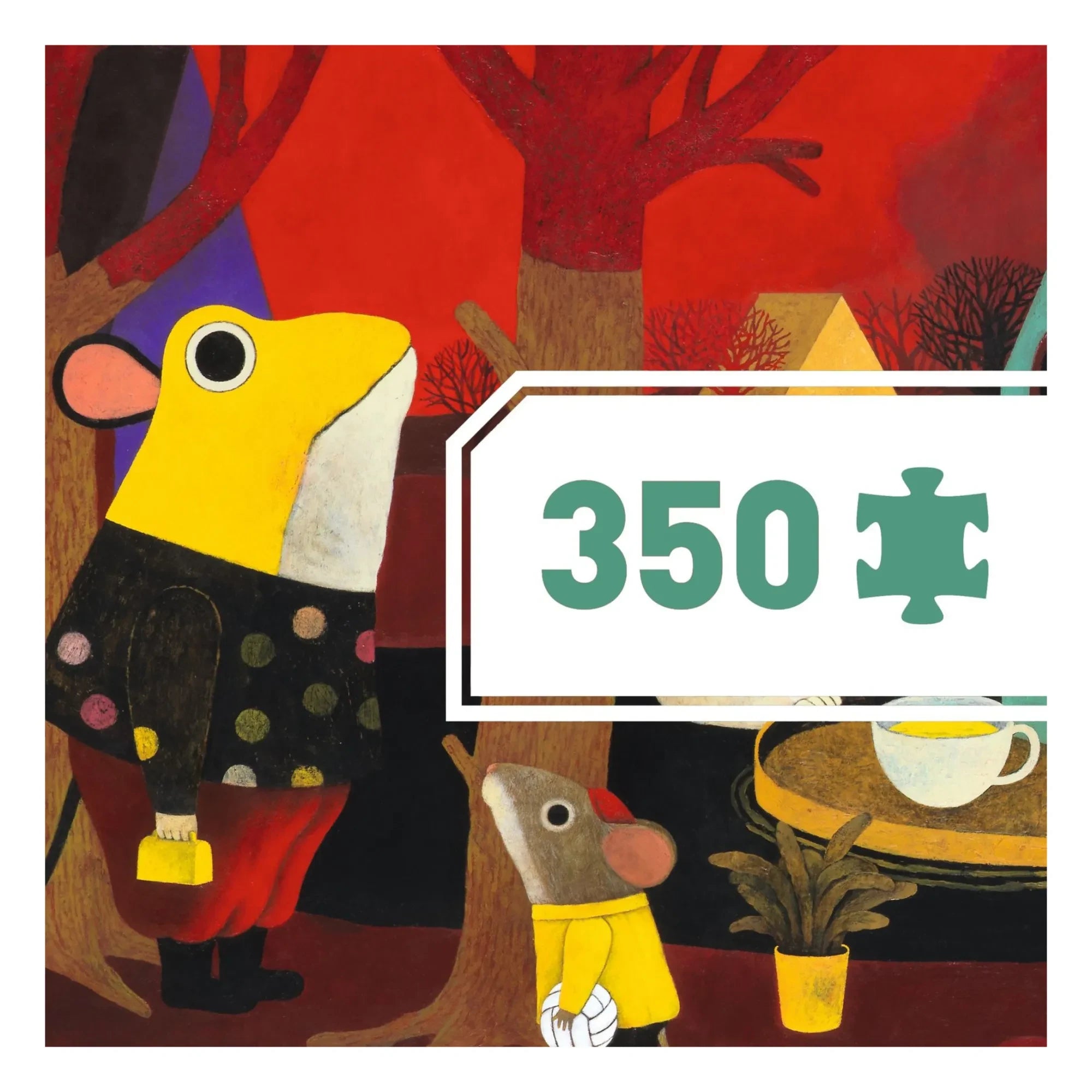 Djeco - Volcania Puzzle - 350 Parça