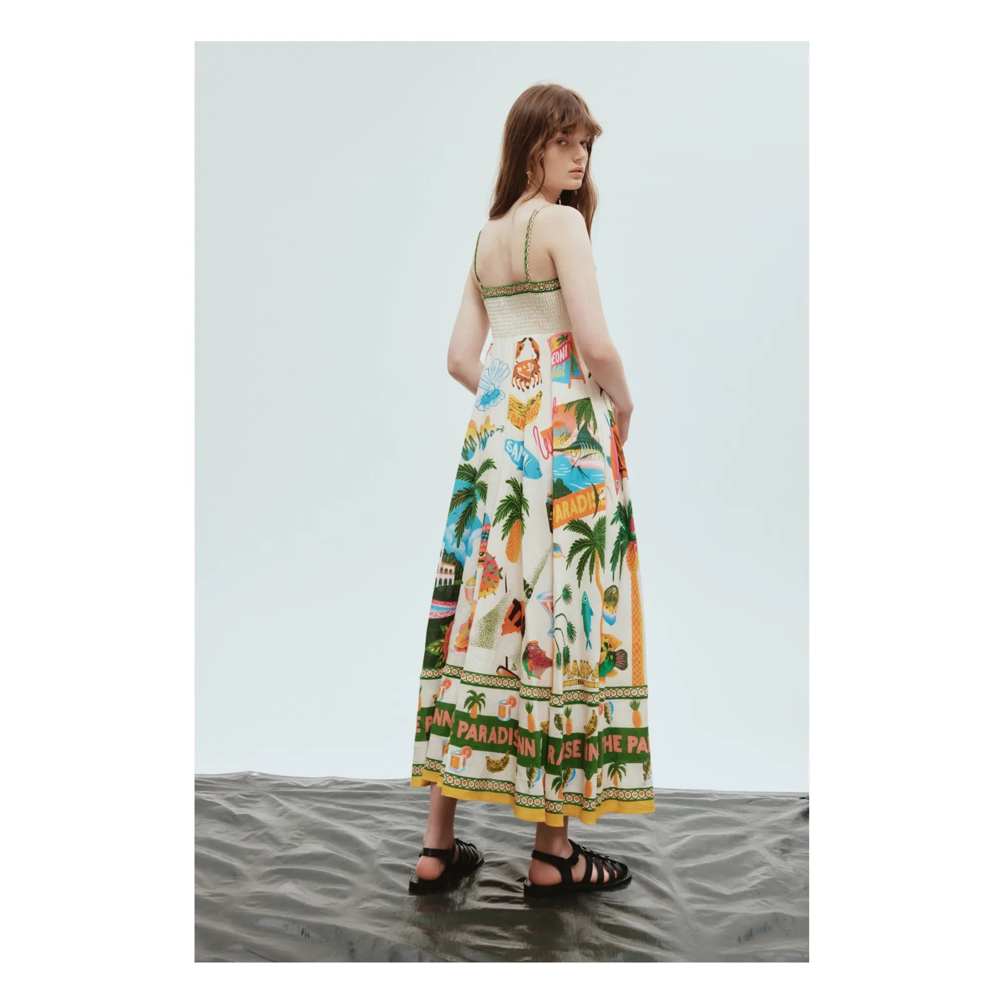 Alémais - Paradiso Linen Dress | Ecru