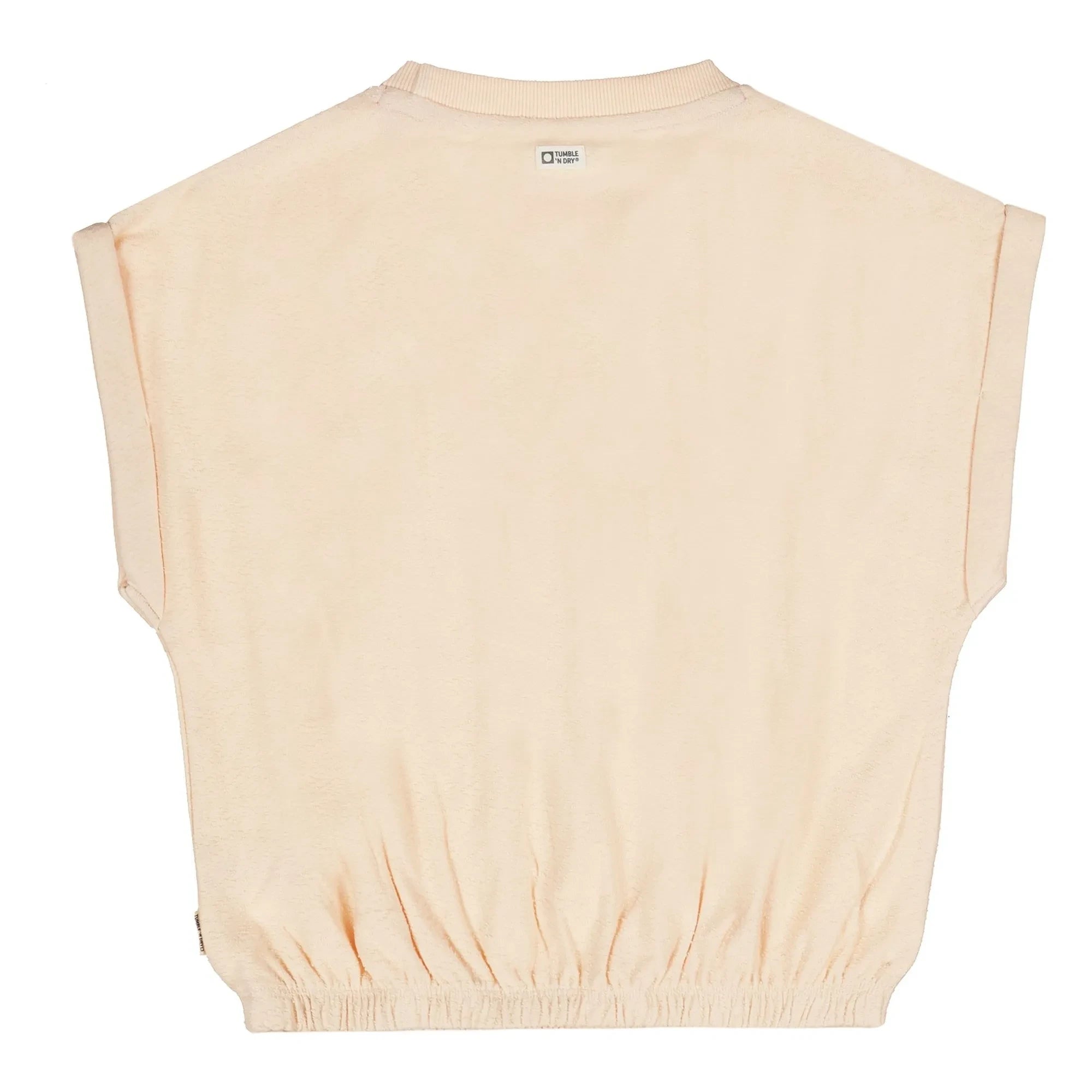 Tumble N'Dry - Short Bouquet Organic Cotton T-Shirt | Peach