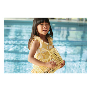 Liewood - Dove swim vest | Flower/Lemon yellow