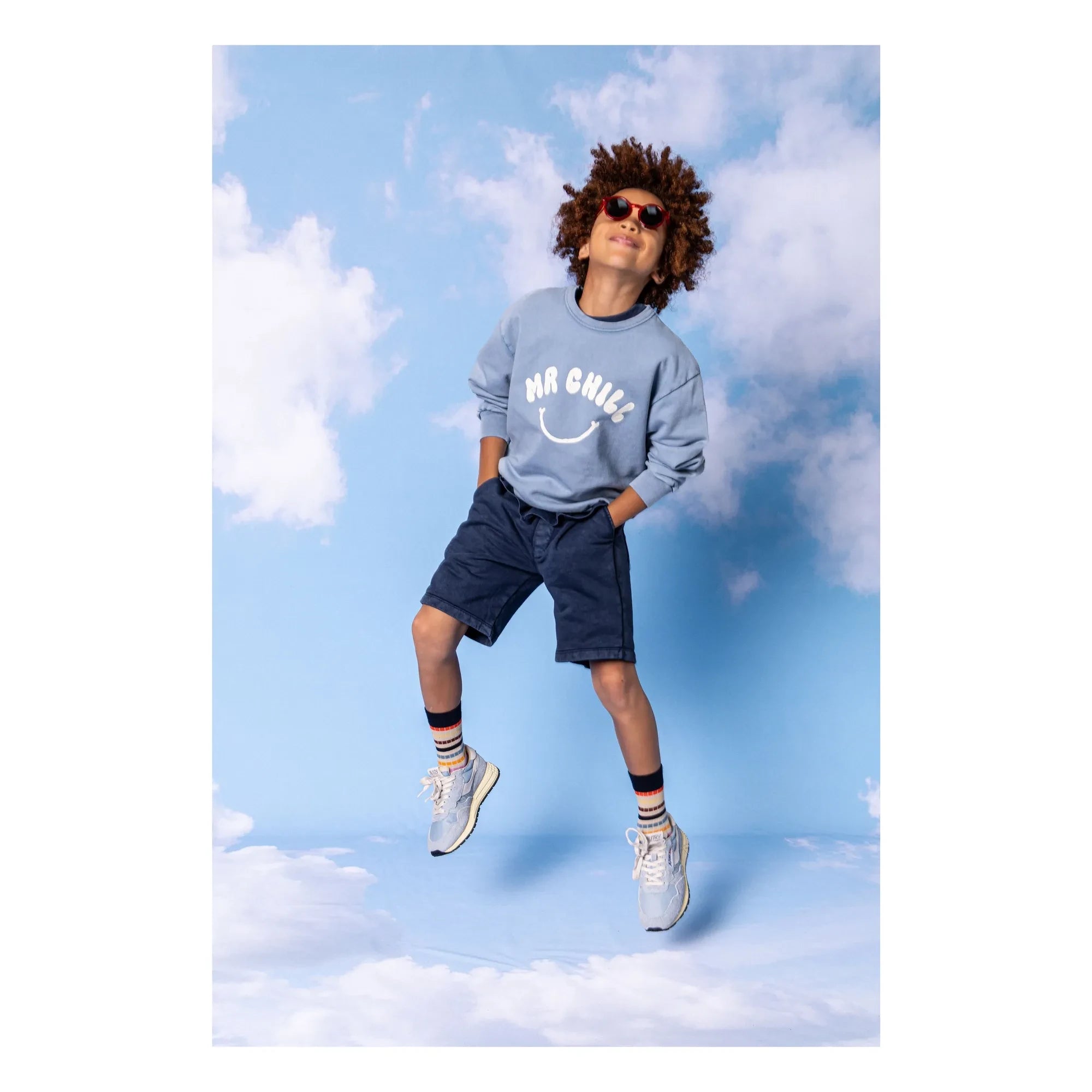 Hundred Pieces - Ryde Organic Cotton Sweatshirt | Gray Blue