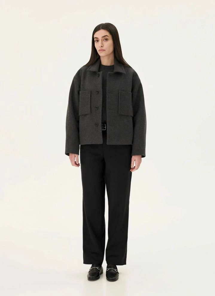 Noyoco - Holar Wool Jacket | Charcoal Gray