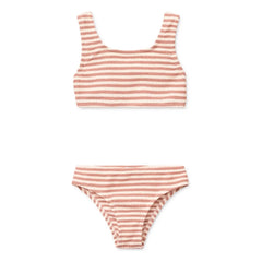 Liewood - Bello Striped Recycled Fibre Swimsuit | Powder Pink
