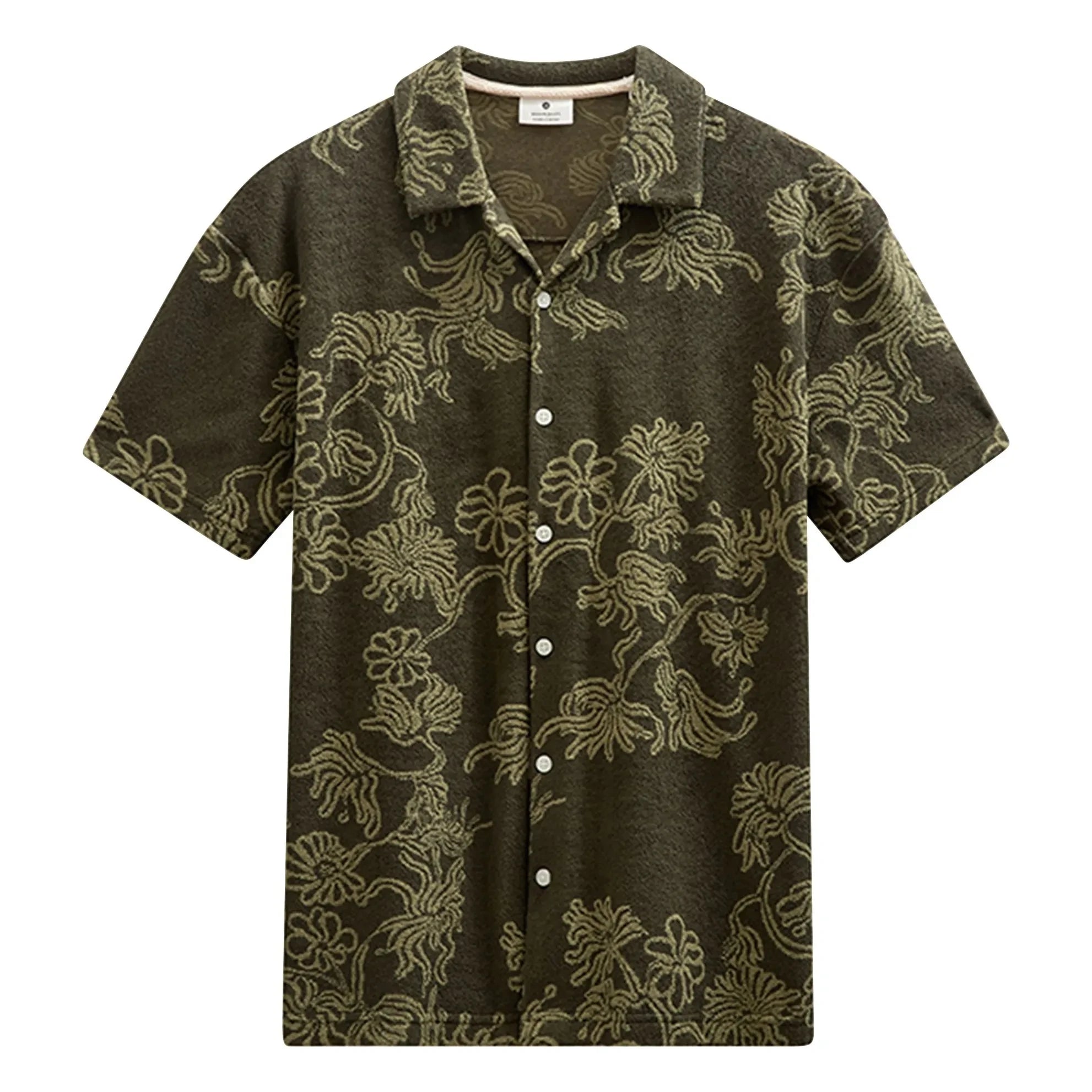 Anerkjendt - Akleander Frotte Shirt | Dark Green