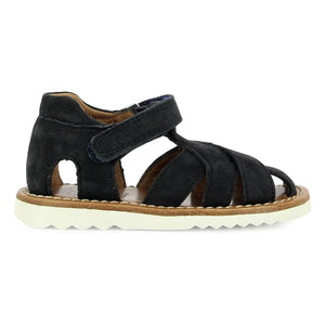 Pom d'Api - Waff Cross Nubuck Sandals | Navy Blue