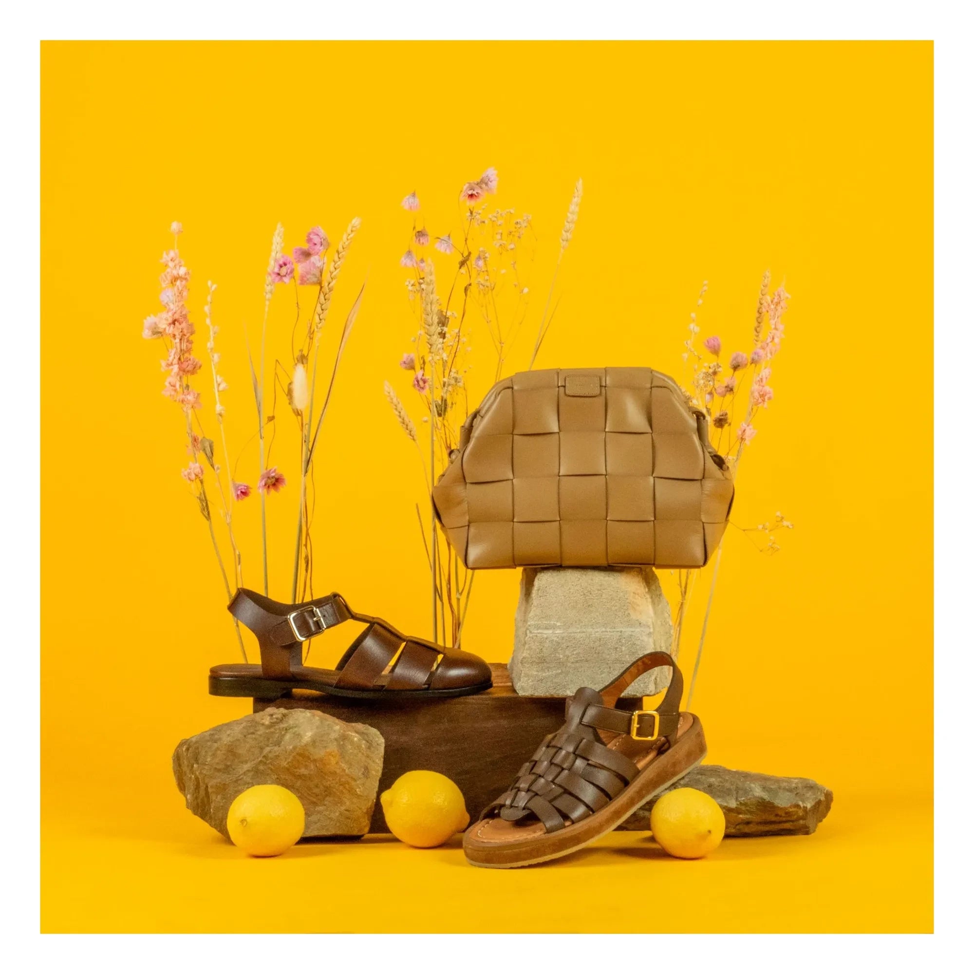 Anthology Paris - Omaha Creta Sandals | Sand Brown