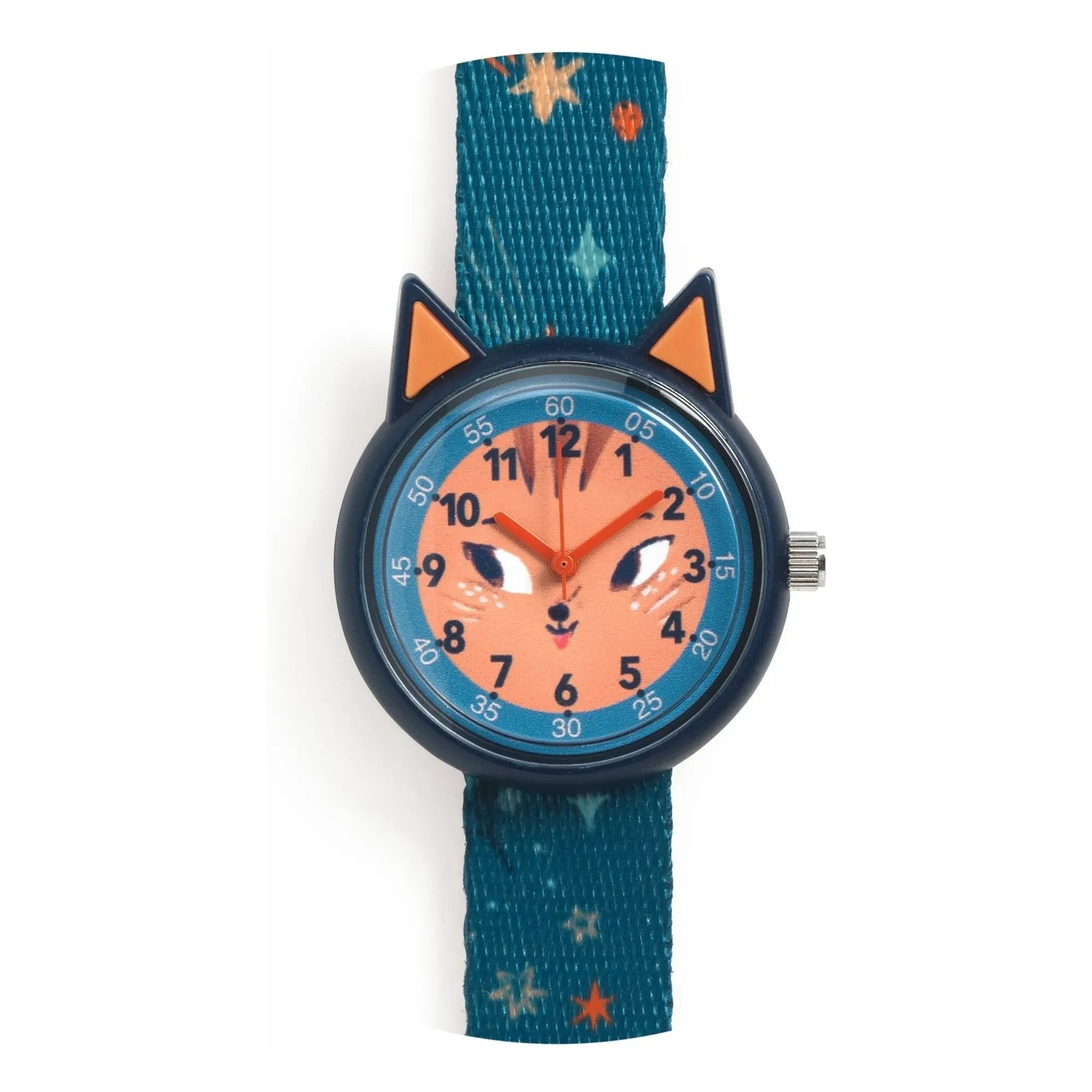 Djeco - TICLOCK - Squirrel Clock | Dark Blue