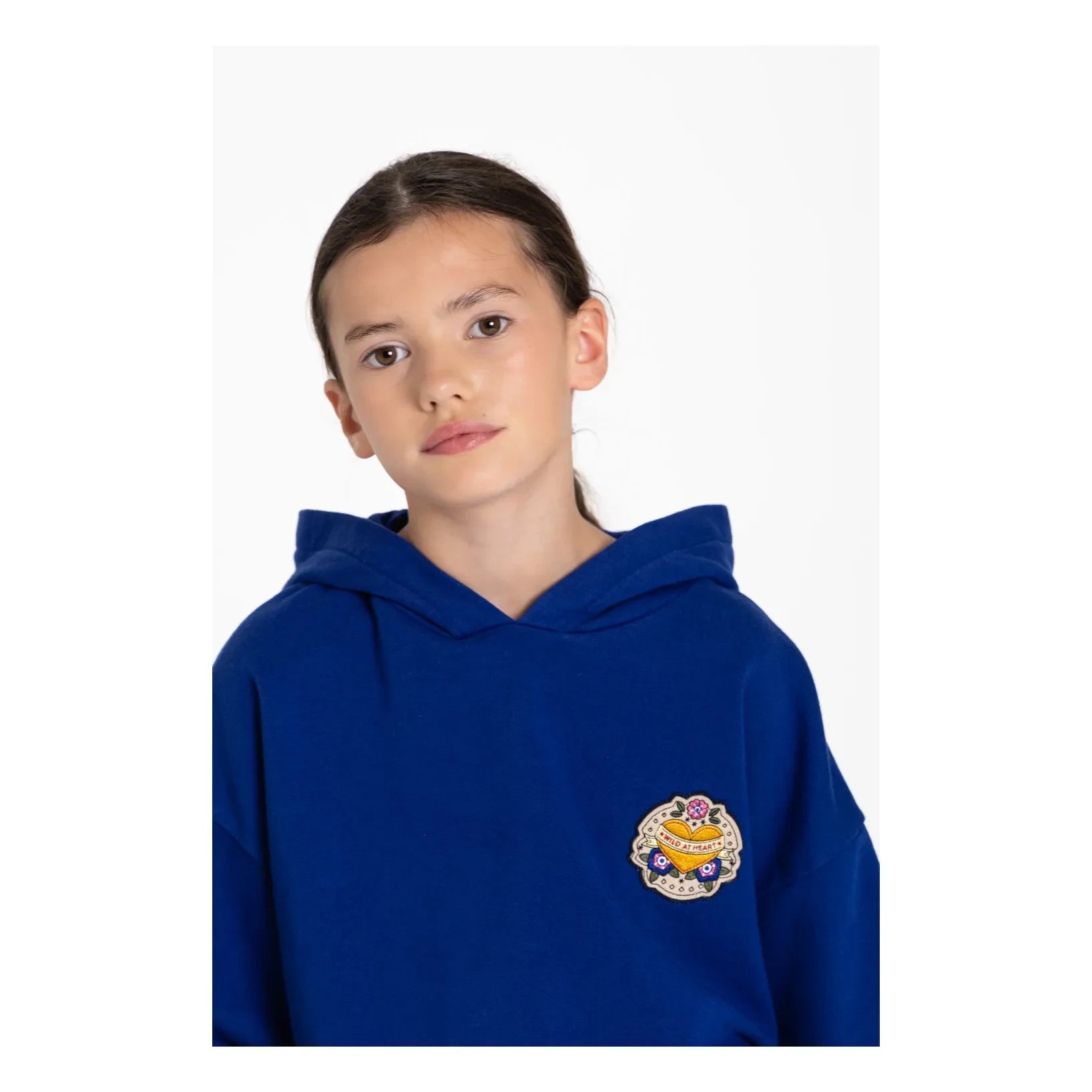 Hundred Pieces - Brendy Wild organik pamuk sweatshirt | Gece mavisi