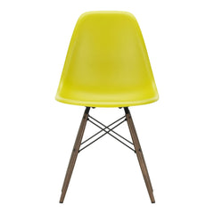 Vitra - DSW plastic chair - Maple wood base - Charles & Ray Eames | Mustard