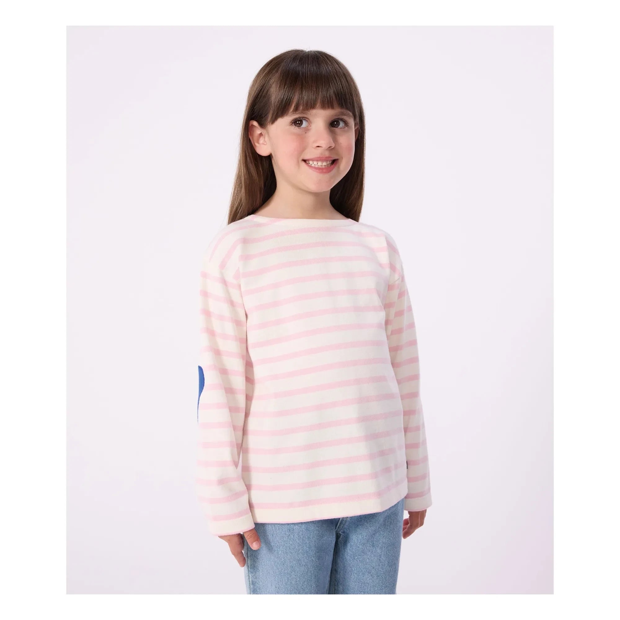 Petit Bateau - Marinière T-Shirt | Pink