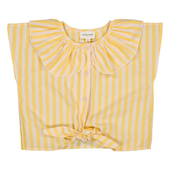 Louis Louise - April Striped Blouse | Yellow