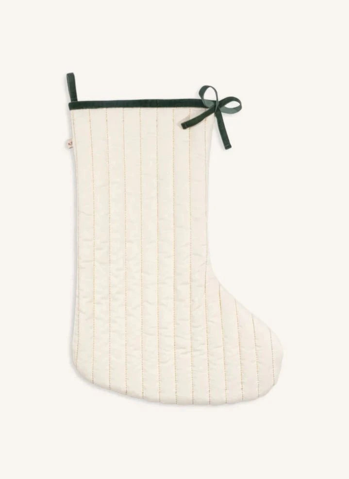 Konges Sløjd - Cherry Christmas Stocking | Ecru