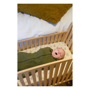 Tante Reine - Organic Cotton Swaddle Sleep Suit | Khaki