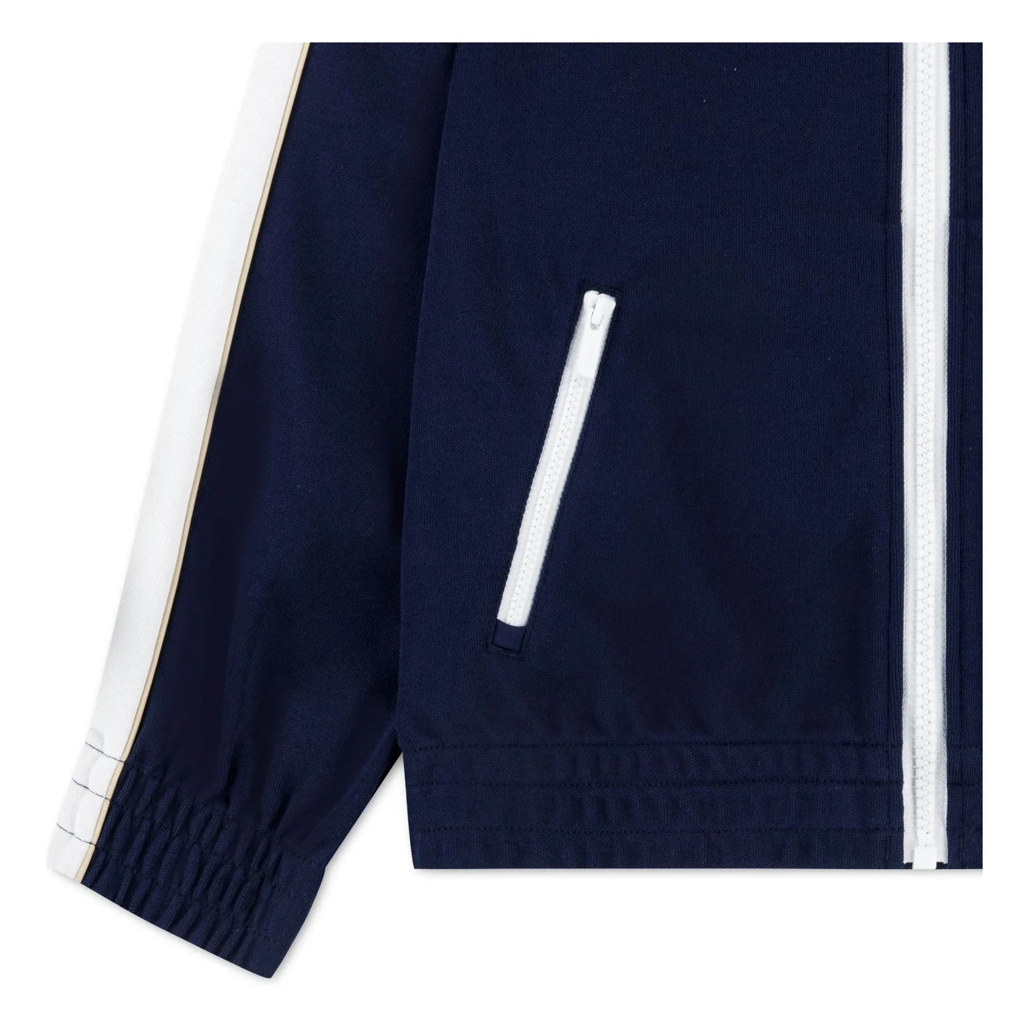 Lacoste - Organic Cotton Sports Zip-up Sweatshirt | Navy Blue