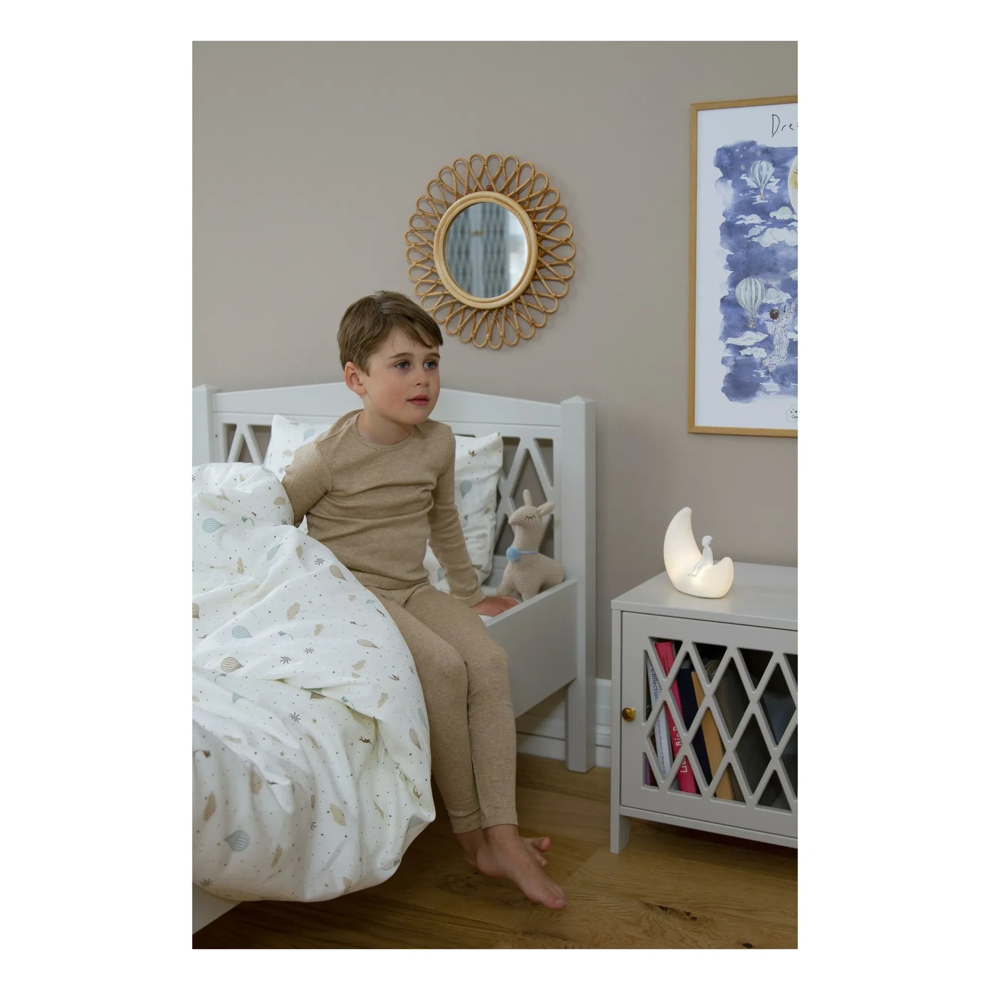 Cam Cam - Moonlight Night Light | White
