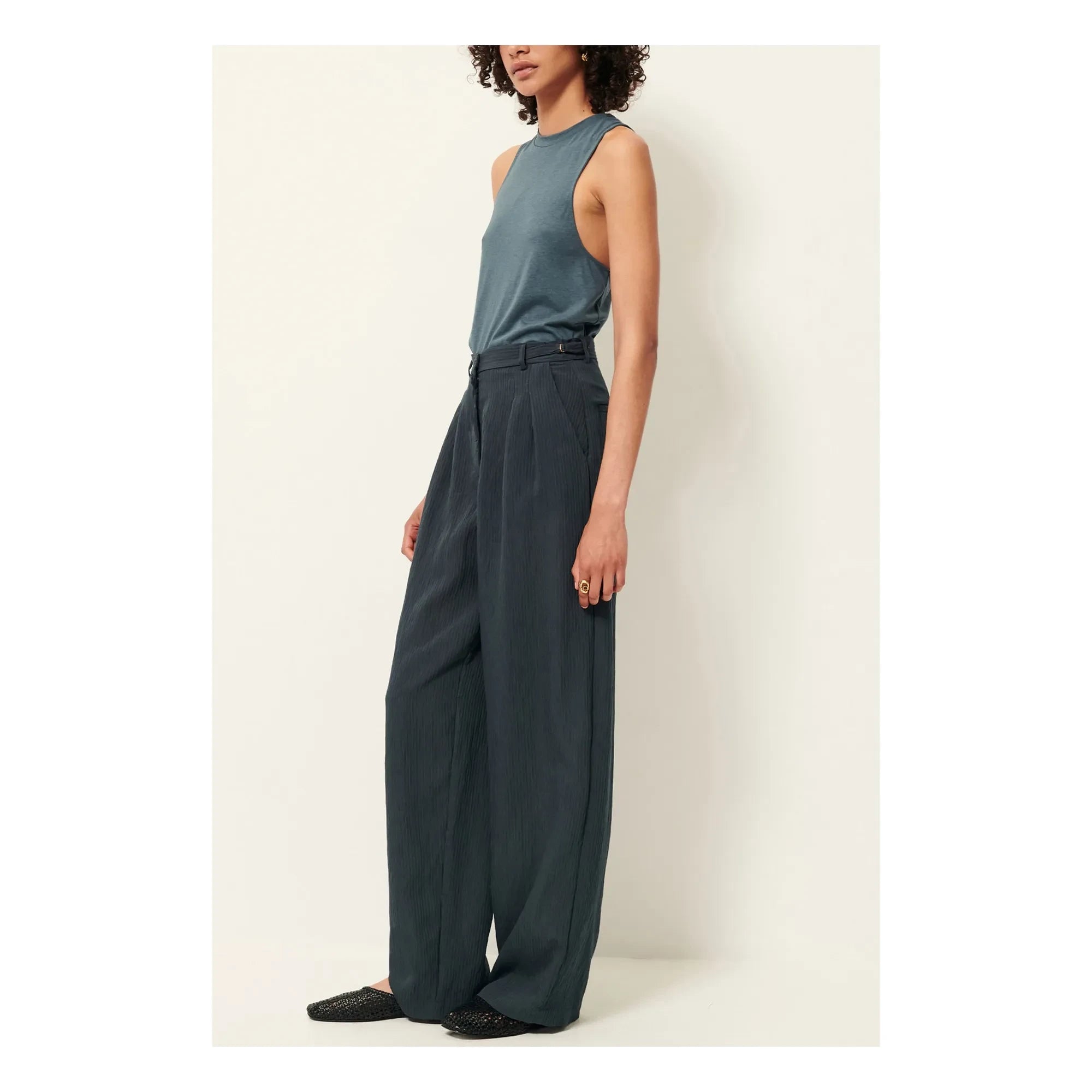 Sessùn - Diven T-Shirt | Gray Blue