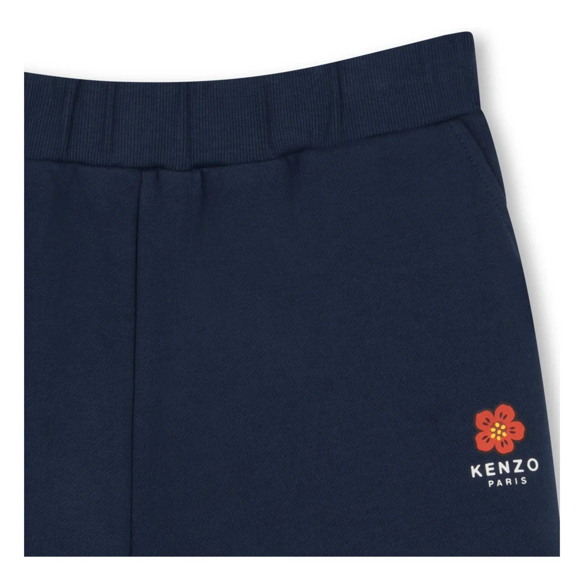 Kenzo - Flower Molton Short Shorts | Navy Blue