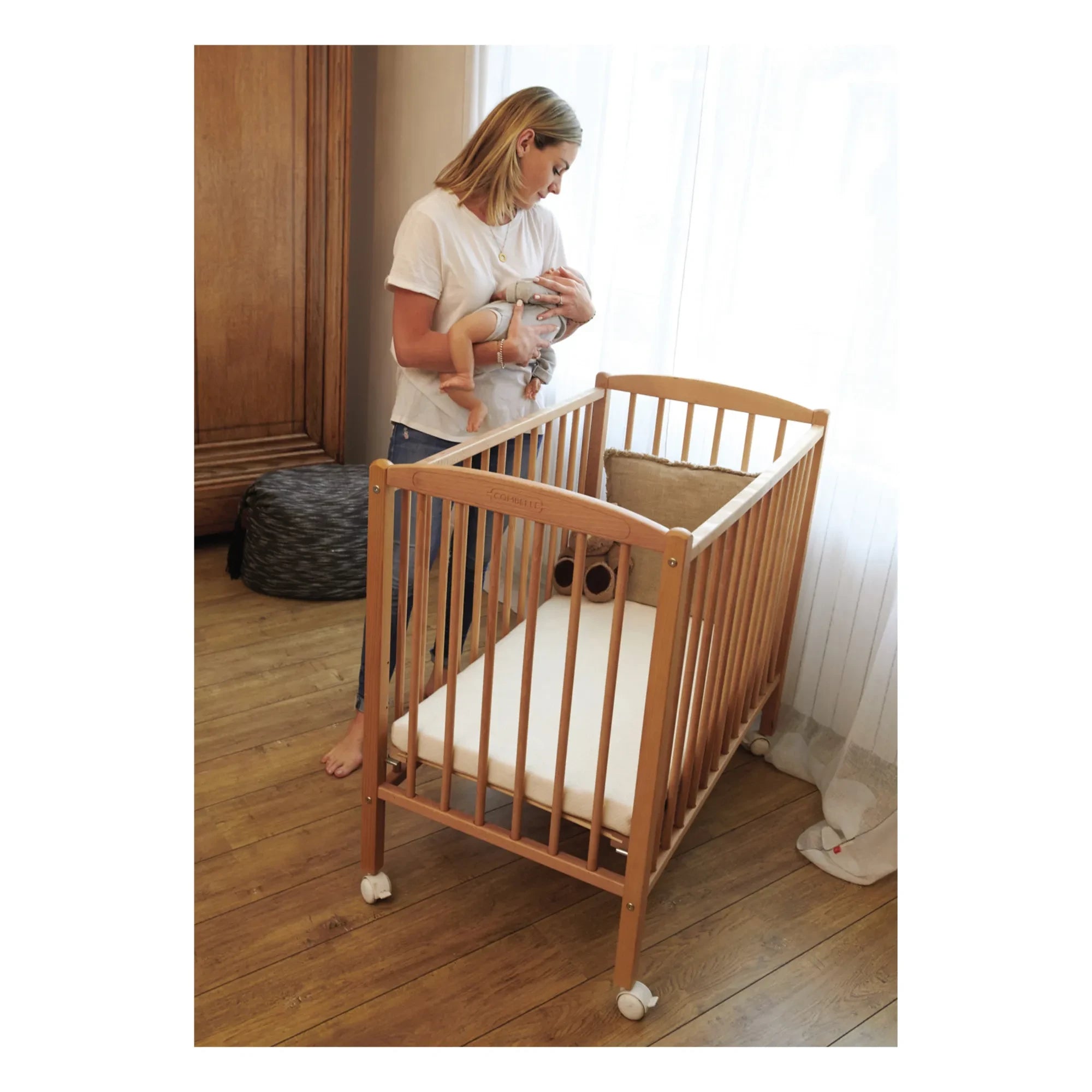 Candide - Organic Cotton Quilted Mattress for Co-Sleeping Cribs