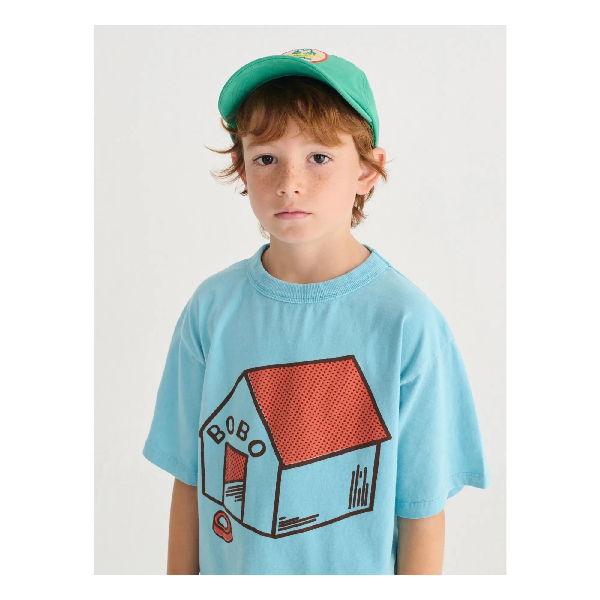 Bobo Choses - Niş organik pamuklu T-shirt | Mavi