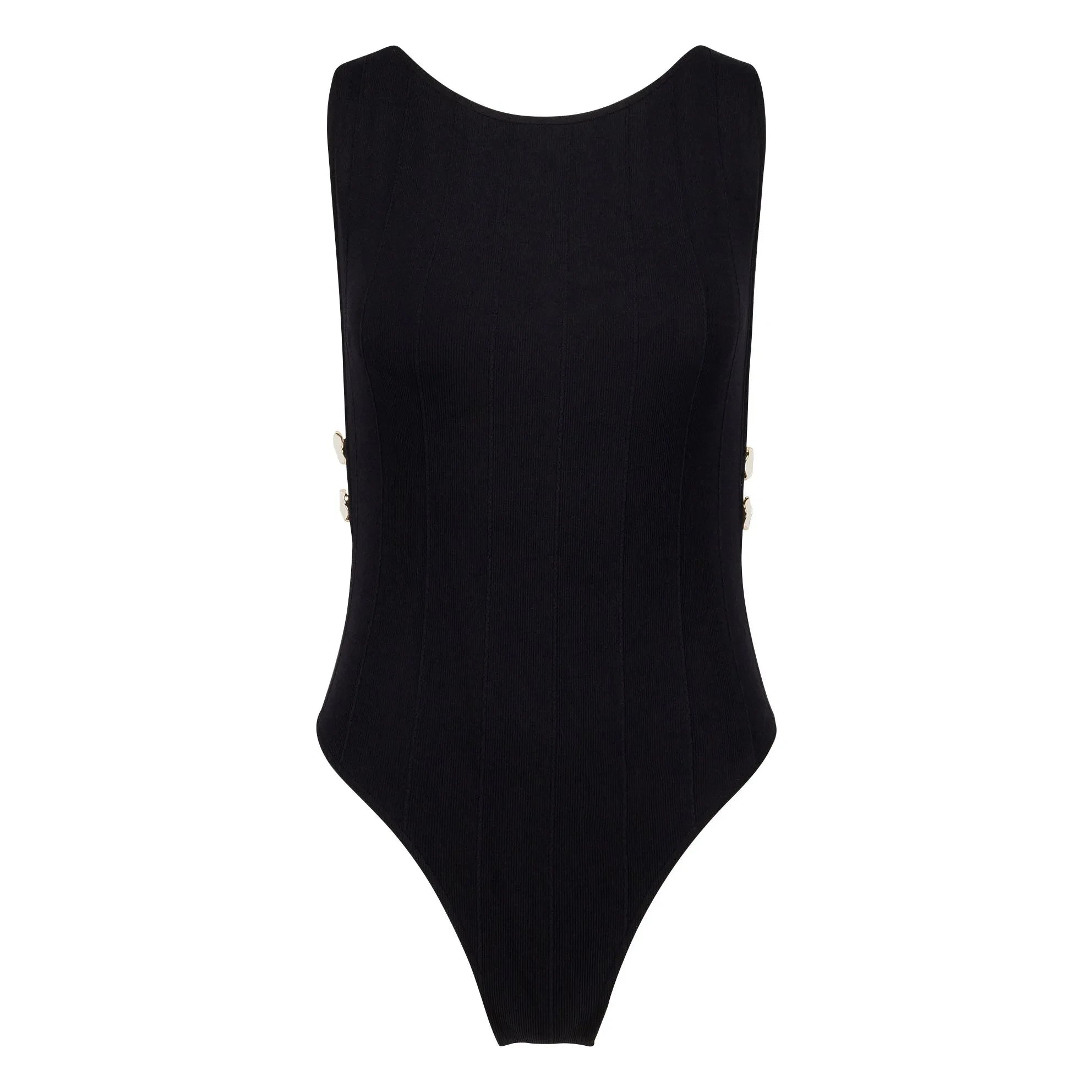 Anja Paris - L'Interdit One Piece Swimsuit | Black