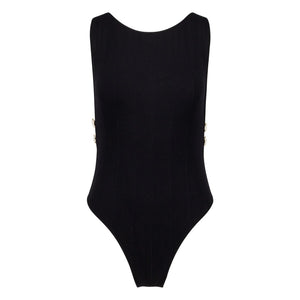 Anja Paris - L'Interdit One Piece Swimsuit | Black