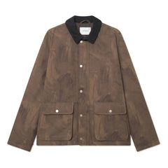 Les Deux - Montana AOP Cotton Jacket | Brown