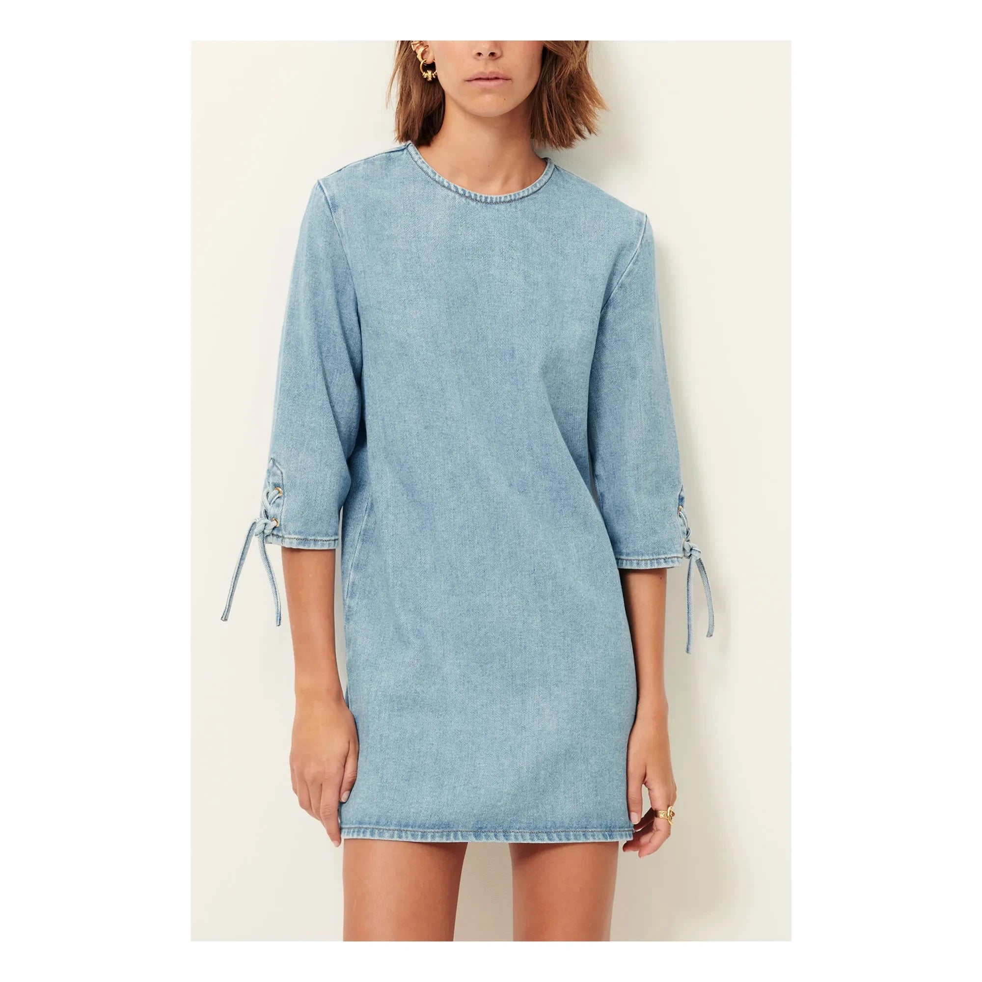 Sessùn - Tizzano Cotton Dress | Light Blue