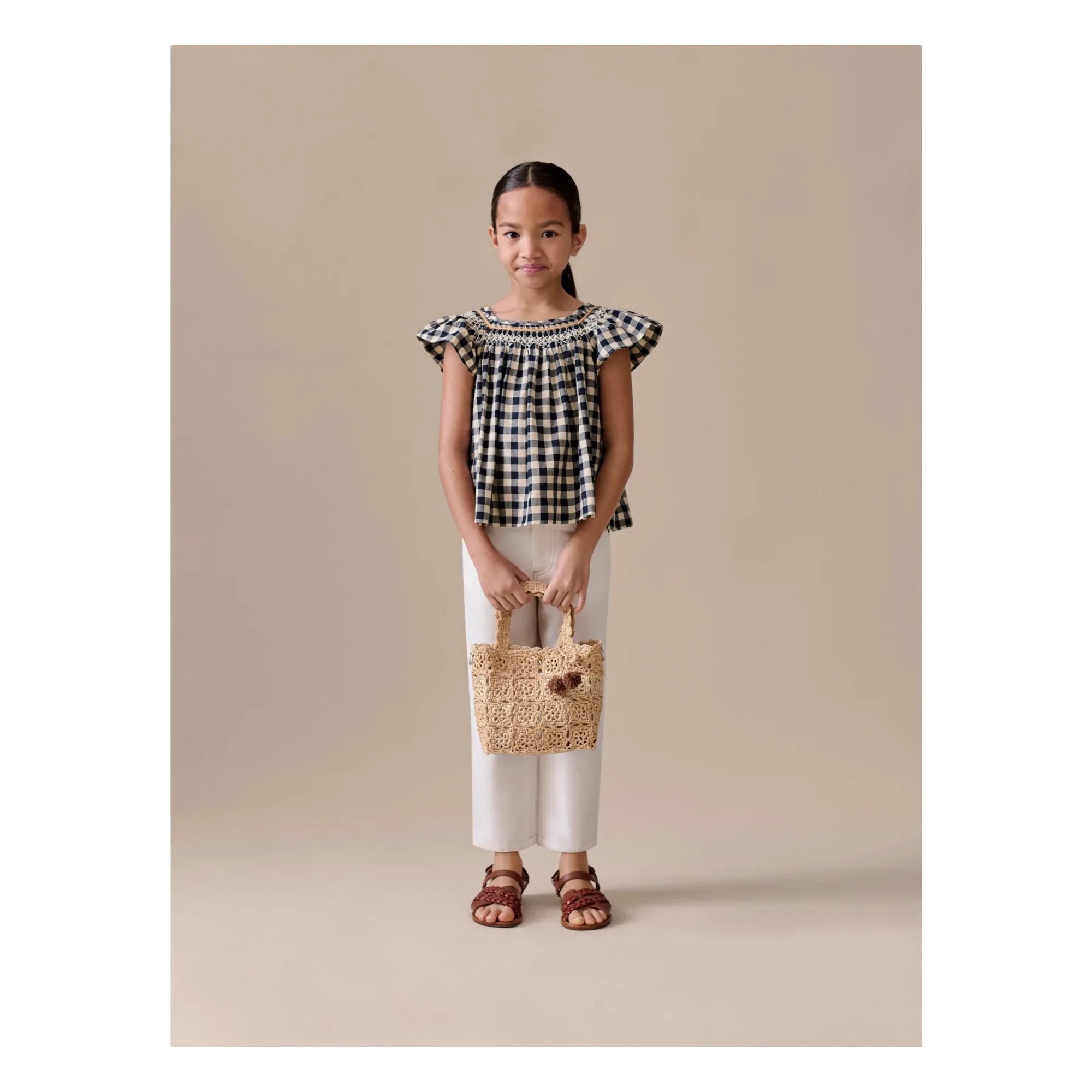 Bonpoint - Lito Raphia Bag | Natural