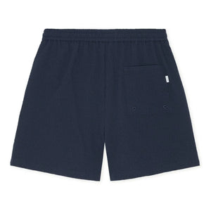 Les Deux - Stan Seersucker Swim Shorts | Dark Blue