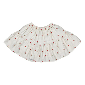 Donsje - Lazie Fleurs Tencel Skirt | Ivory