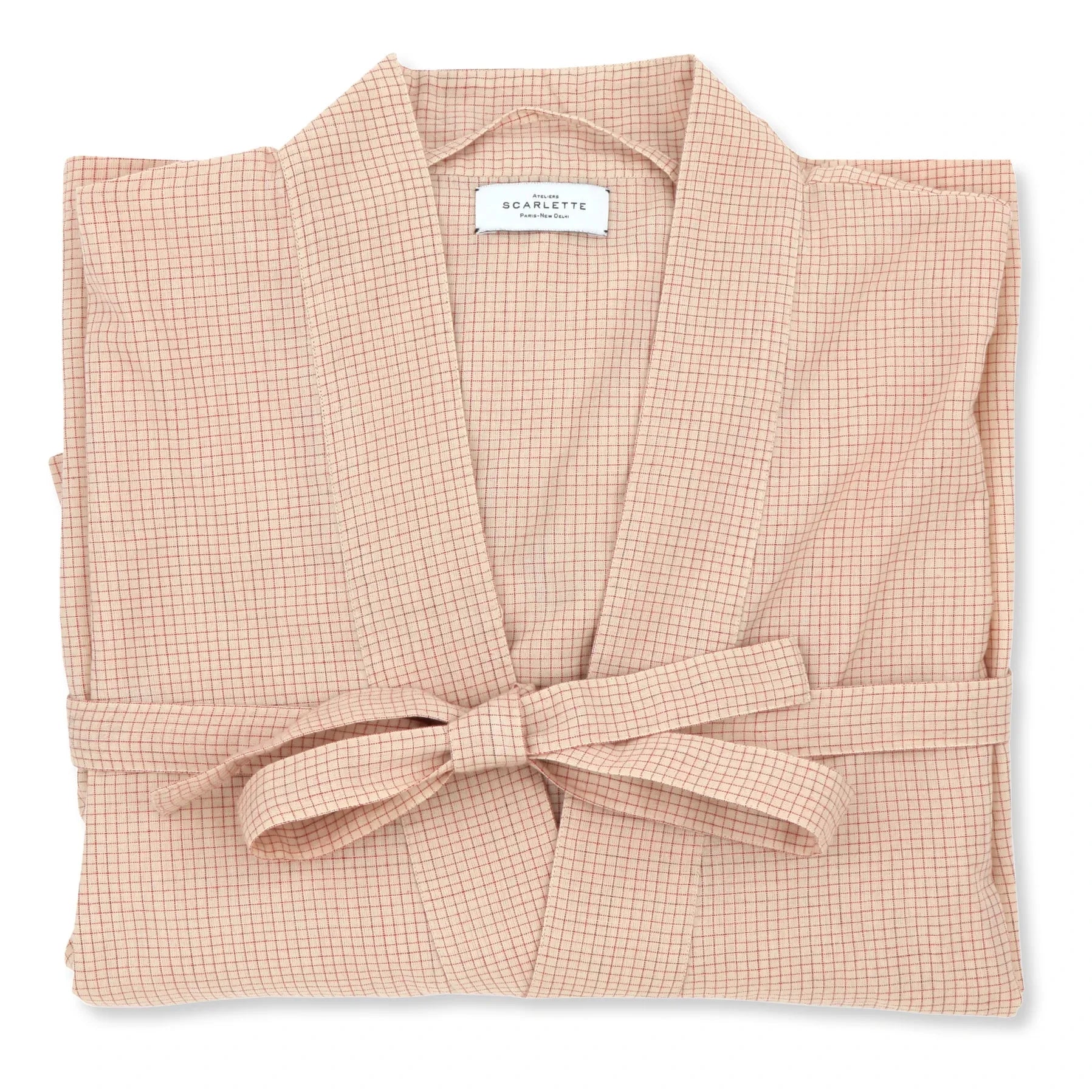 Scarlette Ateliers - Grace Kareli Kimono | Kırmızı