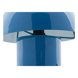 Present Time - Mini Chubby Mushroom Table Lamp | Electric Blue