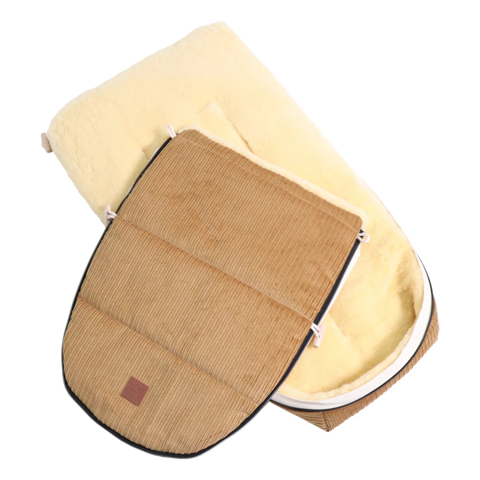 Kaiser - Filius Lamb Leather Universal Shoe Cover | Camel