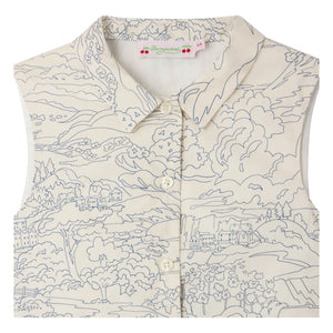 Bonpoint - Anne Paysage organic cotton dress | Ecru