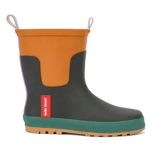 Hello Hossy - Black Rain Boots