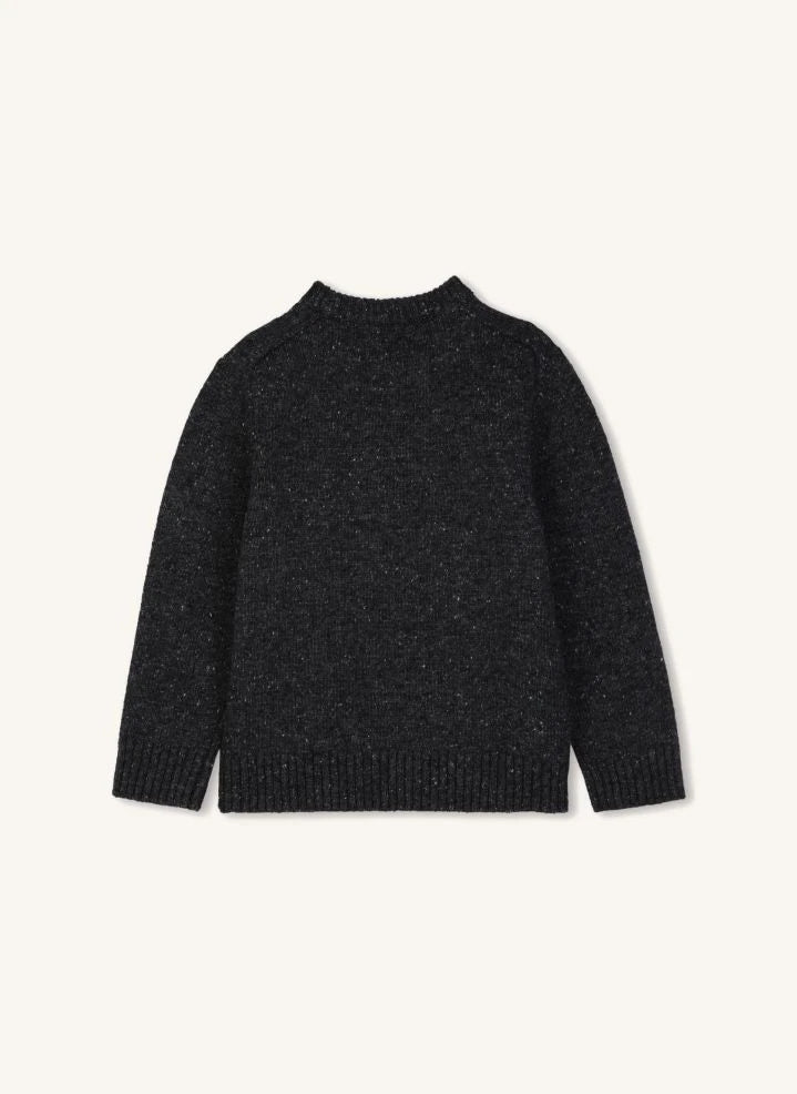 Zadig & Voltaire - Anthracite Grey Rock-Wool Embroidered Sweater