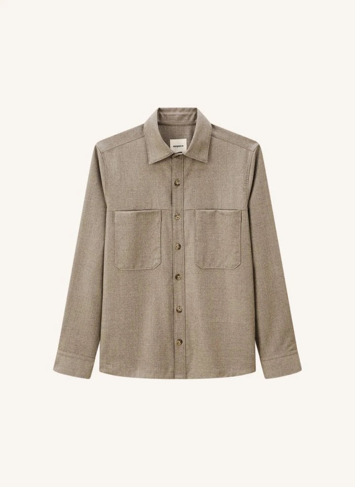 Noyoco - Ottawa Virgin Wool Shirt Jacket | Natural