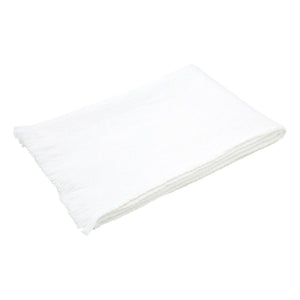 Haomy - Timor Ribbed Bath Towel | White