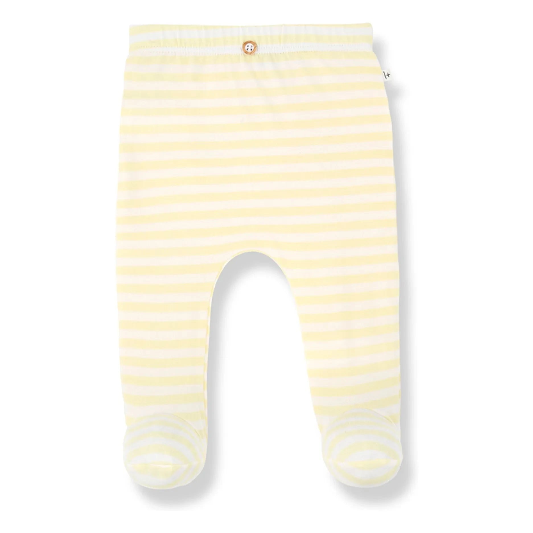 1+ in the family - Striped Ros tights | Light Yellow