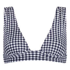 Anja Paris - L'Ensorcelant Vichy bikini üstü | Lacivert