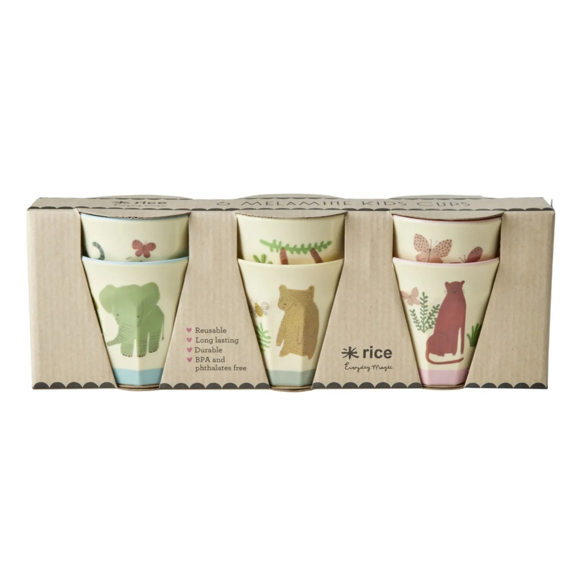 Rice - Sweet Jungle 6-Piece Glass Set
