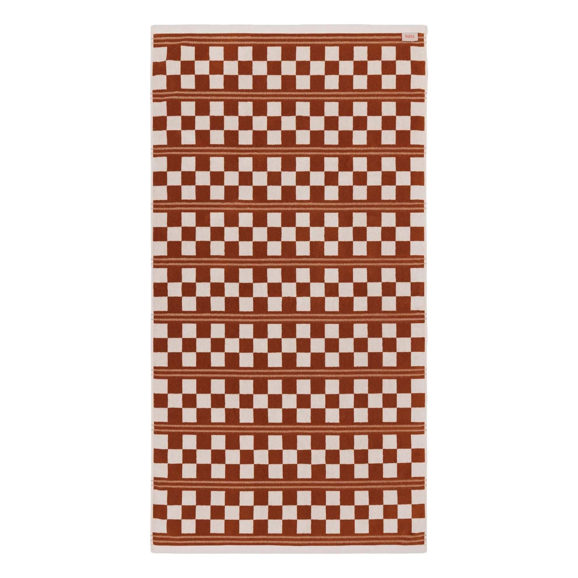 Baina - Busby bath towel | Terracotta