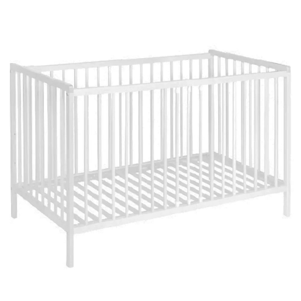 Quax - White Beech Baby Crib 60x120cm | White