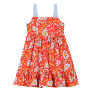 Stella McCartney Kids - Stella Fleurie Dress | Red