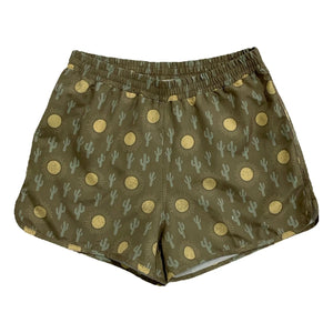 Sunchild - Luis Cactus Swim Shorts | Khaki