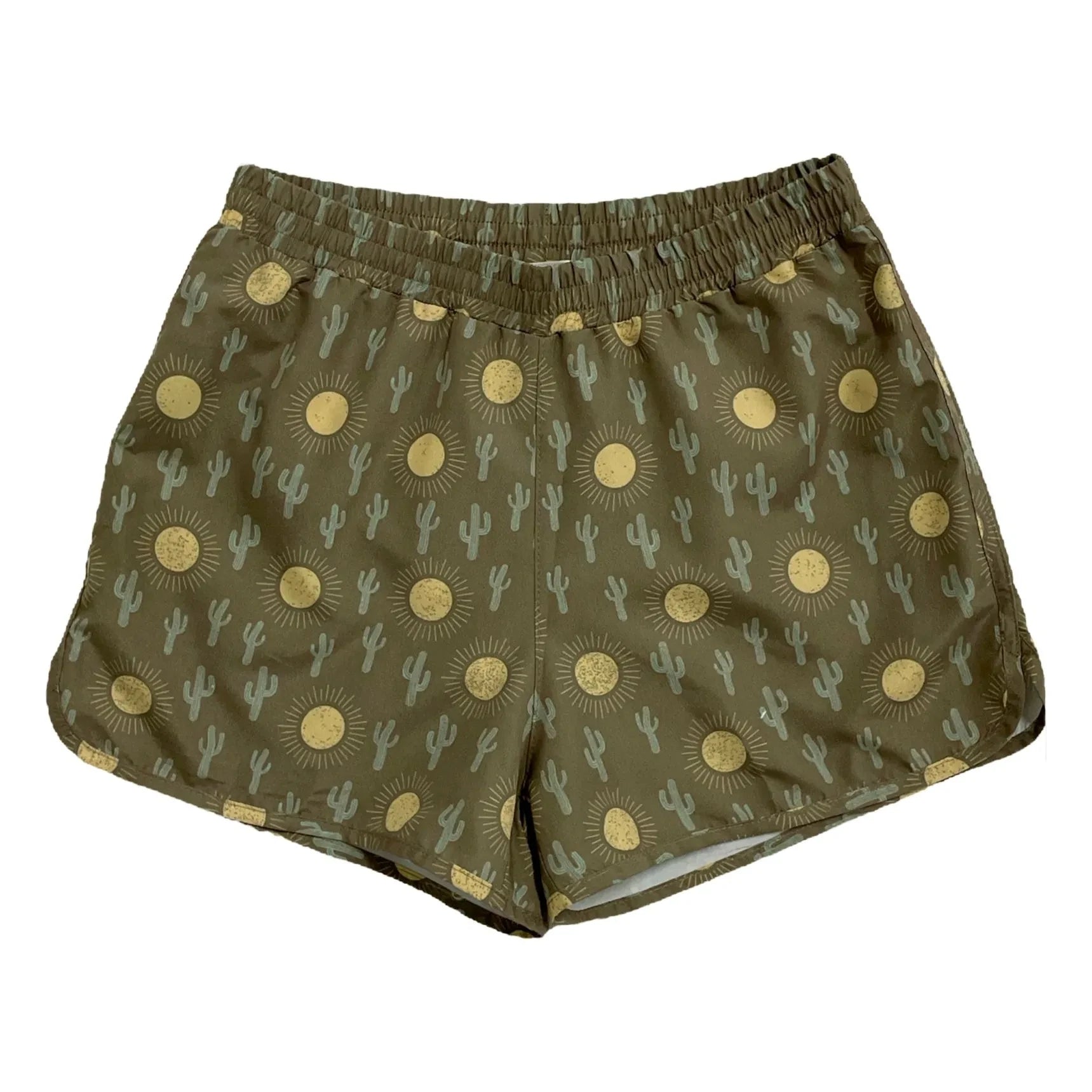 Sunchild - Luis Cactus Swim Shorts | Khaki