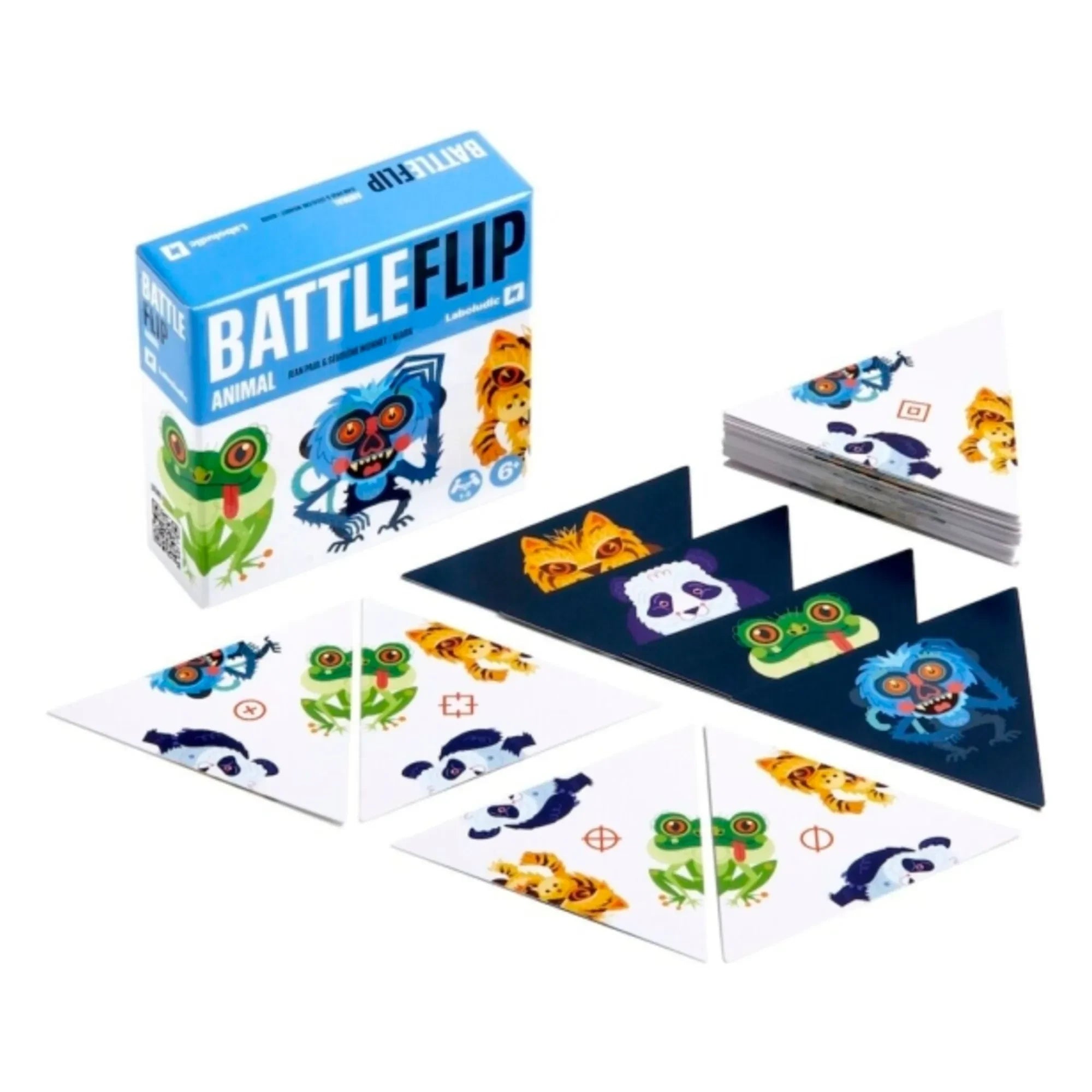 Laboludic - Battle Flip Animal Card Game