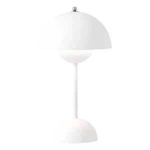 & Tradition - VP9 Flowerpot Portable Table Lamp, Vernon Panton | White