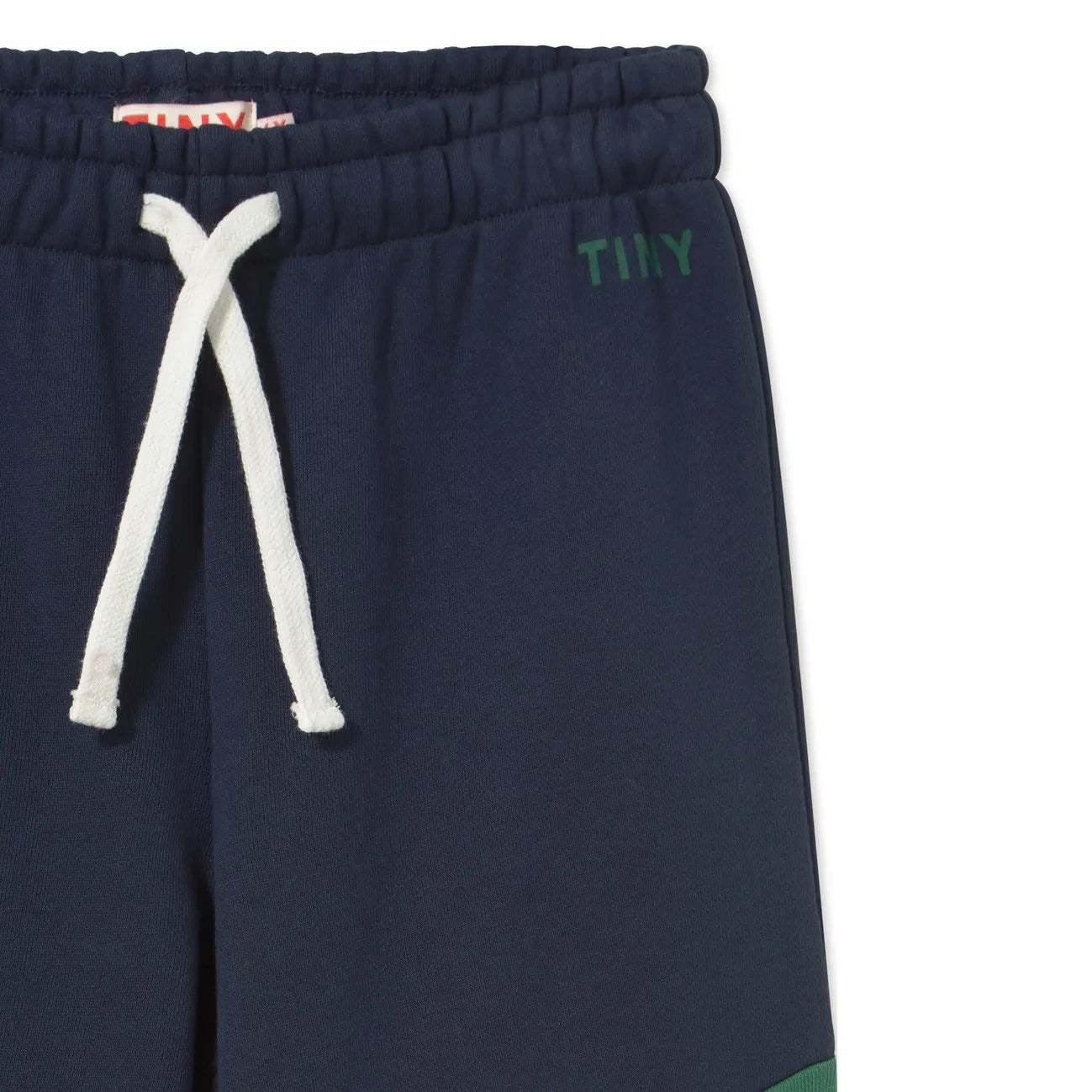 Tinycottons - Renk Bloklu Organik Pamuk Jogger Pantolon | Lacivert