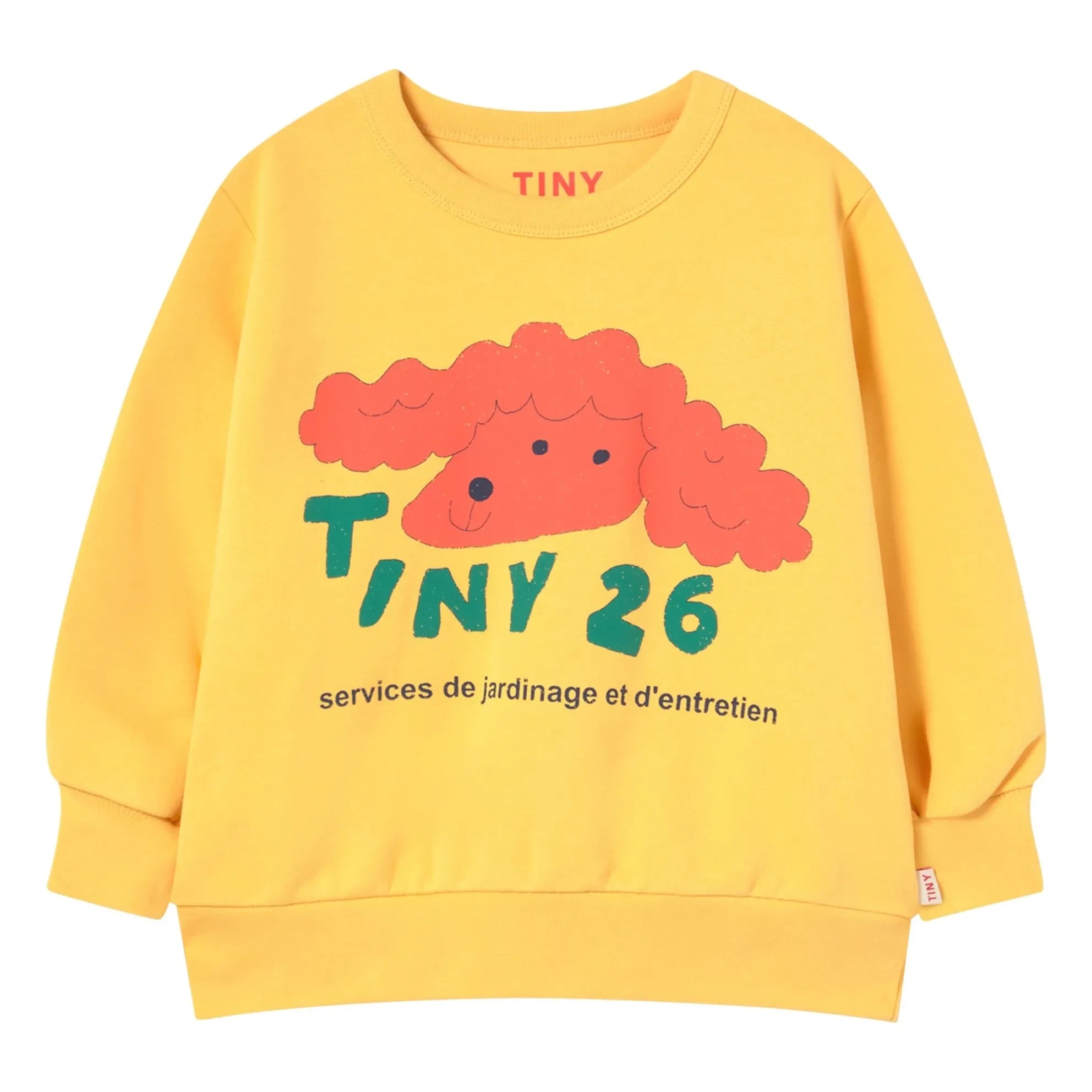 Tinycottons - Sweat Dog Tiny 26 Organik Pamuk | Sarı